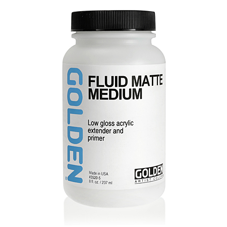 Golden Fluid Matte Medium - médium fluide - mat