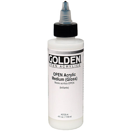 Golden Open - acrylic medium - gloss