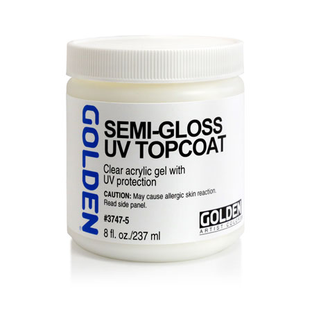 Golden Gel Topcoat w/UVLS - gel de protection finale avec filtre anti-UV - satiné