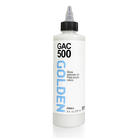 Golden GAC - 500 - extender for Fluid acrylic colours - gloss