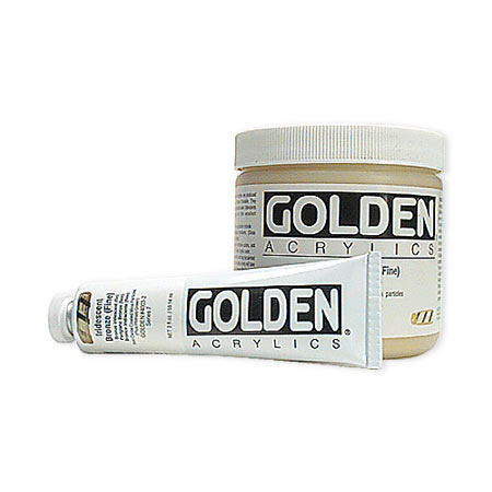 Golden Heavy Body Iridescent - extra-fine acrylic - colours - 473ml jar