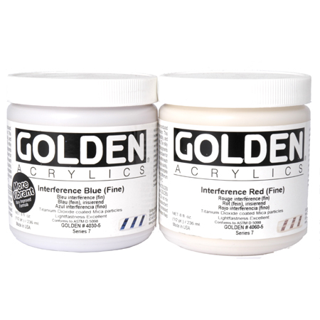 Golden Heavy Body Interference - extra-fine acrylic - 236ml jar