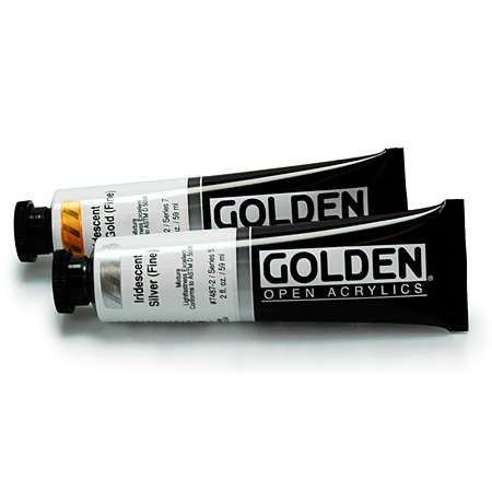 Golden Open Iridescent - extra-fine acrylic - 60ml tube