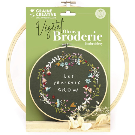 Graine Créative Kit de broderie - 25cm de diamètre