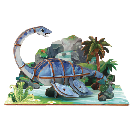 Graine Créative Maquette Dinosaures 3D - maquette 3d en bois