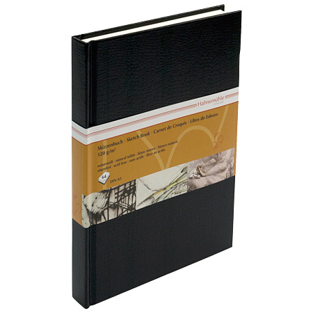 Hahnemuhle Fine Art - sewn drawing book - hard cover "croco" effect - 64 sheets 120g/m²