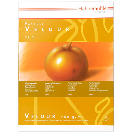 Hahnemuhle Fine Art Velours - pastel paper pad - 10 sheets 260g/m² - 24x32cm