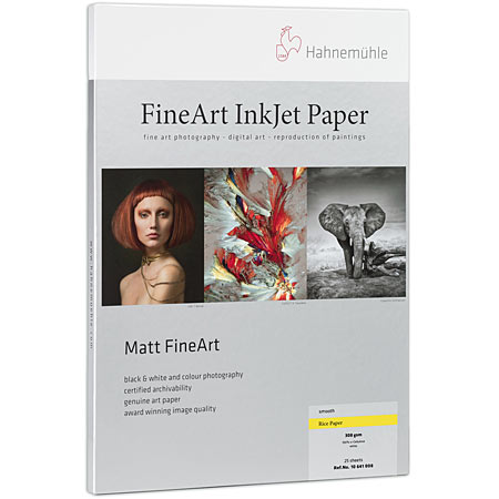 Hahnemuhle Digital Fine Art Rice Paper - papier vergé pour impression numérique - 100g/m² - A4 - boîte 25 feuilles
