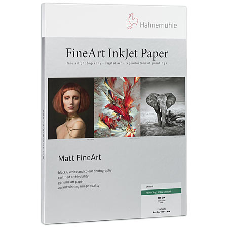 Hahnemuhle Digital Fine Art Photo Rag Ultra Smooth - papier photo mat - 100% coton - 305g/m²