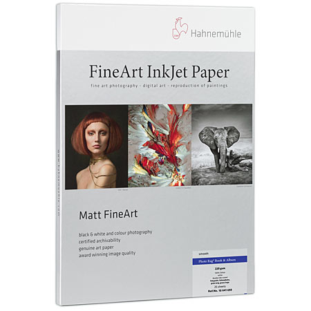 Hahnemuhle Digital Fine Art Photo Rag Book & Album - mat fotopapier - 100% katoen - dubbelzijdig - 220gr/m²