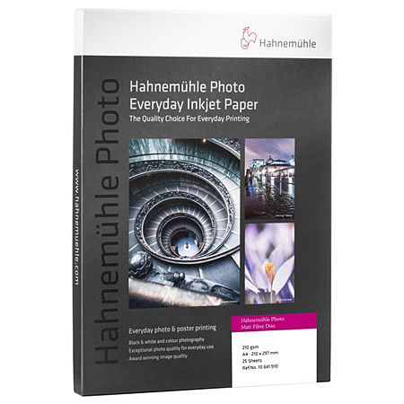 Hahnemuhle Digital Photo Media Photo Matt Fibre Duo - papier photo mat - double face - 210g/m²