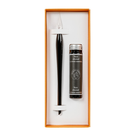 J.Herbin Glass Pen - writing set - 1 glass pen 16.2cm & 1 ink bottle 15ml