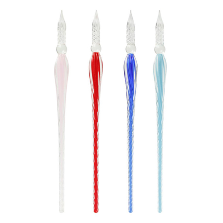 J.Herbin Twisted Glass Pen - 18cm