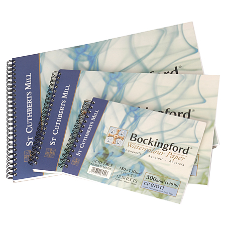Bockingford Watercolour - spiralbound watercolour pad 12 sheets - 300g/m²