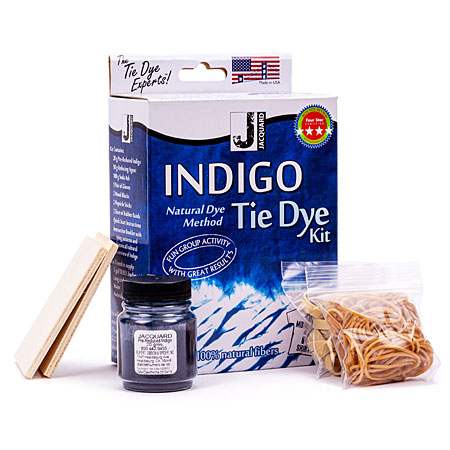 Jacquard Indigo Tie Dye Kit - nécessaire pour teinture tie dye à l'indigo