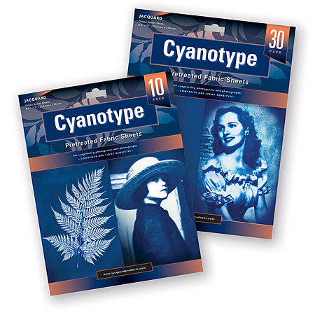 Jacquard Cyanotype - pre-treated fabric sheets