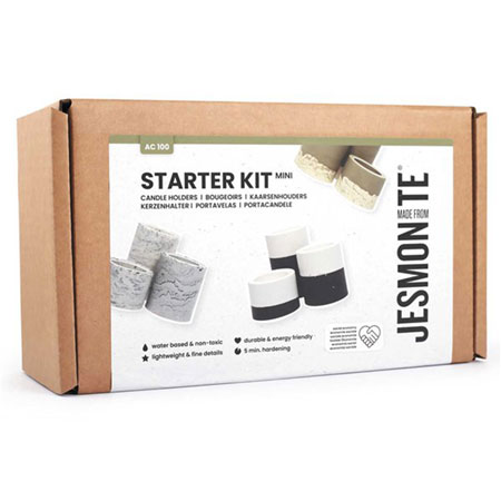 Jesmonite AC100 Starter Kit - set om 5 kaarshouders te maken