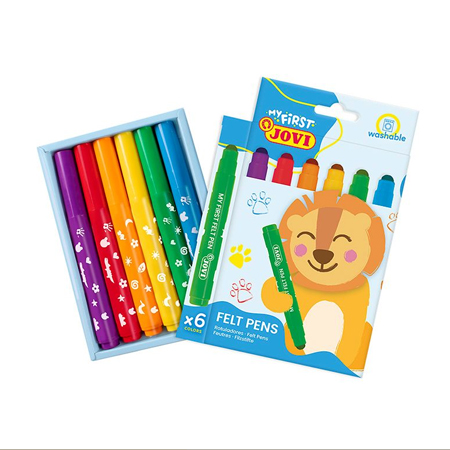 Jovi My First - cardboard box - assorted washable felt-tip pens