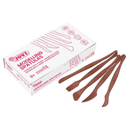 Jovi Boîte accessoires de modelage - 45 spatules en plastique