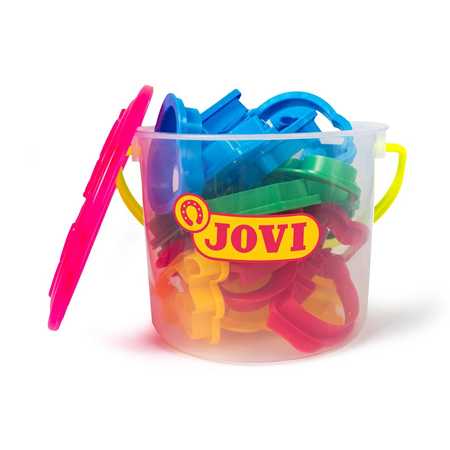 Jovi Bucket of 24 plastic shape cutters