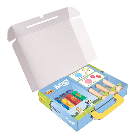 Jovi My First Plastilina Baby ‘Bluey’ - cardboard box - 4 sticks of modelling dough 38g & 3 wooden stamps