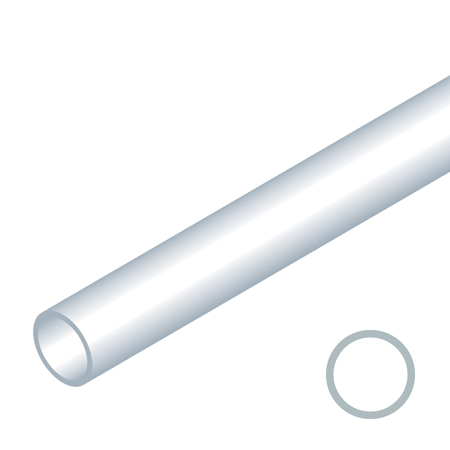 Schleiper Aluminium tube - round - 1m