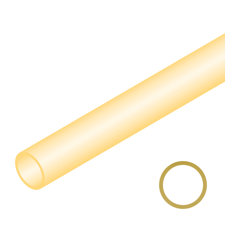 Schleiper Brass tube - round - 1m