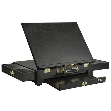 Jullian Capri Pochade - portable table box easel in cherrywood - 40x28cm
