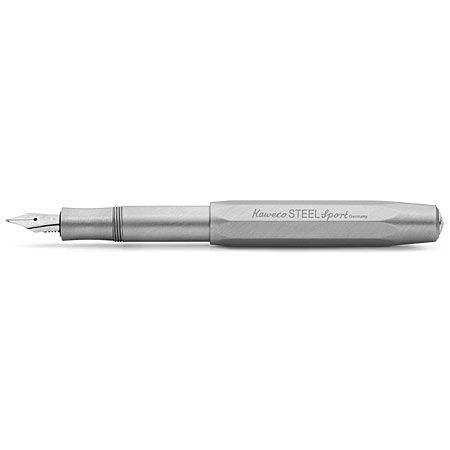 Kaweco Steel Sport - stylo-plume - médium