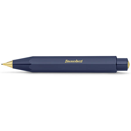 Porte-mine Kaweco Classic Sport – 3,2 Mm, Mine 5B, Plastique Bleu Marine – 10,5 Cm, Rechargeable, Design Rétro