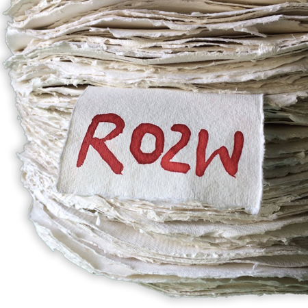 Khadi Papers Aquarelpapier - ronde vel 100% katoen - schepranden