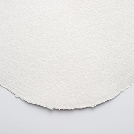 Khadi Papers Aquarelpapier - vel 100% katoen - 20 vellen 320g - diameter 30cm - grove korrel - schepranden