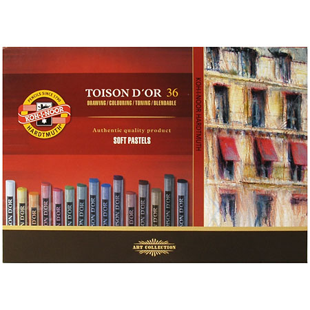 Koh-I-Noor Toison d'Or - cardboard box - assorted soft pastels