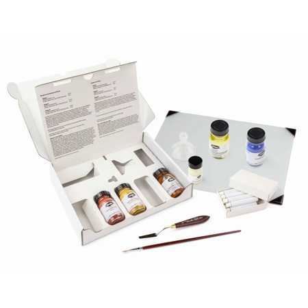 Kremer kit de confection - peinture à l'huile - 3 pigments