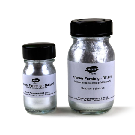 Kremer concentrated colour - 30g bottle - Biflair 83 - transparant silver-white effect PW14