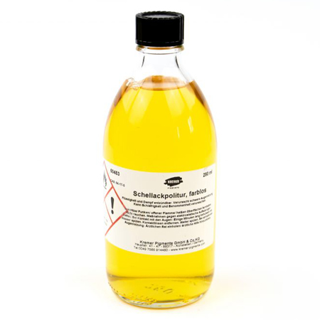 Kremer shellac polish - transparent - 250ml