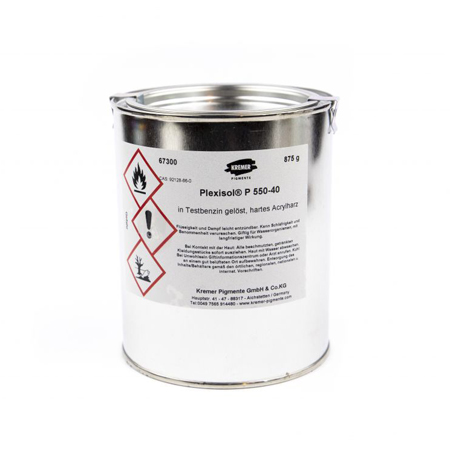Kremer Plexisol p550-40 - acrylic resin dissolved in white spirit - 875g