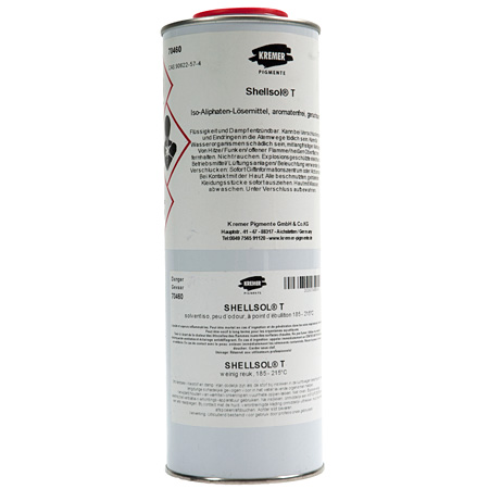 Kremer Shellsol T - low odor thinner - 1l bottle