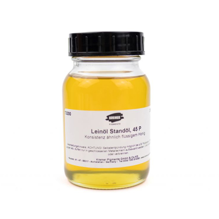 Kremer Standolie - gepolymeriseerde lijnolie - fles 1l