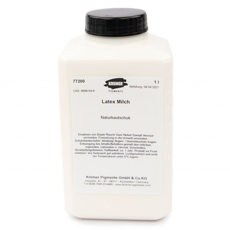 Kremer Lait de latex - liant de dispersion - caoutchouc naturel - 1l