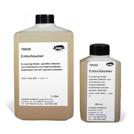 Kremer Defoamer - silicone oil - for waterbased paints