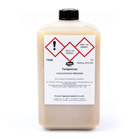 Kremer Historische bindmiddelen - Venetiaanse temperone - bindmiddel - glazen fles van 100ml
