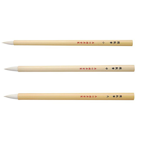 Kuretake Kumadori - japanese brush - bristles - round - short handle