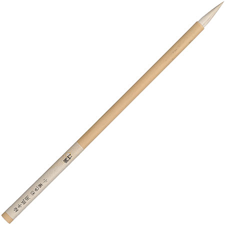 Kuretake Japanese brush - series JG201-101 - mixed hair horse & deer - round shape - short handle in bamboo