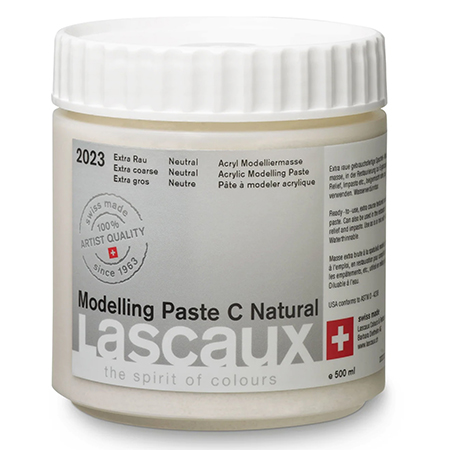 Lascaux Modelling Paste C - médium d'empâtement - extra-rugueux