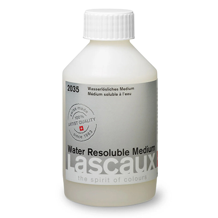 Lascaux Water Resoluble Medium - bindmiddel voor plakkaatverf & aquarelverf