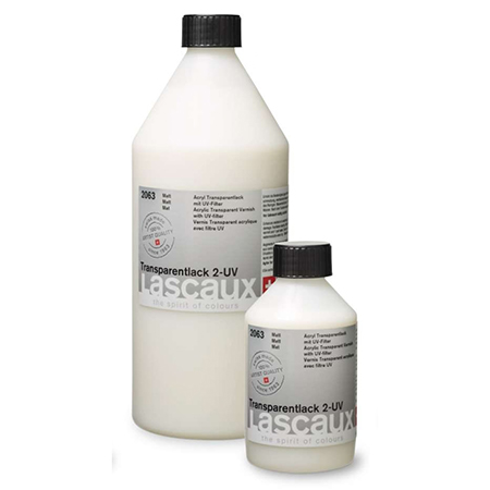 Lascaux Transparentlack 2-UV - transparant vernis - met UV berscherming - mat