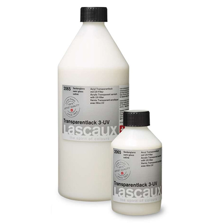 Lascaux Transparentlack 3-UV - transparant vernis - met UV berscherming - gesatineerd