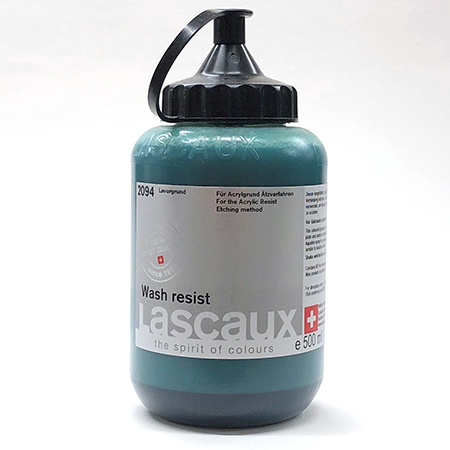 Lascaux Wash Resist - getinte korrelige etsgrond - flacon 500ml