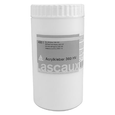 Lascaux Acrylic Adhesive 360HV - water soluble - dry sticky film